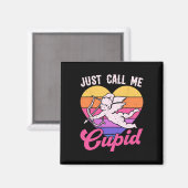 Aimant Appelez-Moi Simplement Cupidon Saint-Valentin Flèc (Recto/Verso)