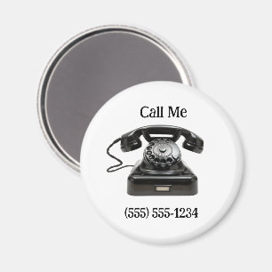 Aimant Appelez-moi Téléphone à l'ancienne mode Téléphone