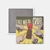 Aimant Appelle-moi Cruel Retro Comic (Recto/Verso)