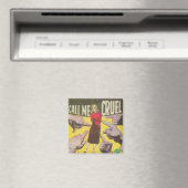 Aimant Appelle-moi Cruel Retro Comic (In Situ (Lave-vaisselle))