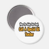 Aimant Appelle un Ed spécial. Professeur (Recto/Verso)