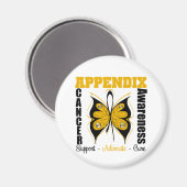 Aimant Appendice Papillon de sensibilisation (Recto/Verso)