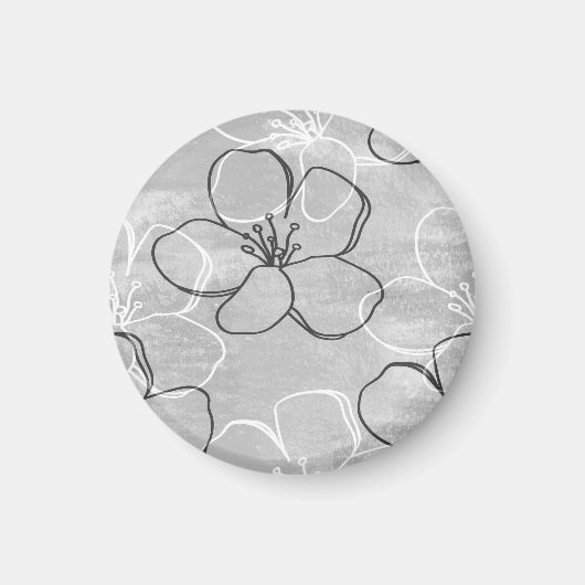 Aimant Apple Blossom Dream : Ornement Abstrait (Devant)