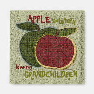 Aimant Apple-Love my Grandchildren C
