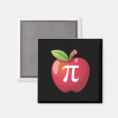 Aimant Apple Pi - Les professeurs de maths des amoureux d (Recto/Verso)
