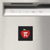 Aimant Apple Pi Pomme Pie Alimentation Amoureux Math Ense (In Situ (Lave-vaisselle))