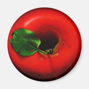 Aimant . Apple rouge
