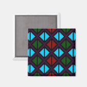 Aimant "Apple Slice" - violet/aqua (Recto/Verso)