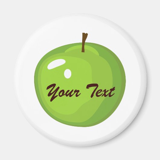 Aimant Apple vert (Devant)