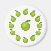 Aimant Apple vert (Devant)