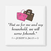 Aimant "Apporter de bonnes nouvelles" (Devant)