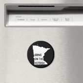 Aimant Apportez le moustiquaire drôle Hotdish Minnesota (In Situ (Lave-vaisselle))