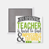 Aimant Appréciation de l'enseignant Extraordinaire (Recto/Verso)