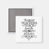 Aimant Appréciation de l'enseignant Idée cadeau Enseigner (Recto/Verso)