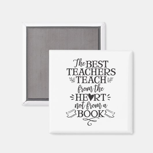 Aimant Appréciation de l'enseignant Idée cadeau Enseigner (Recto/Verso)