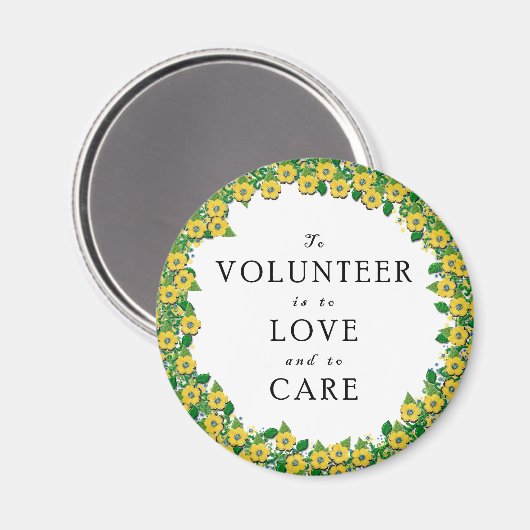 Aimant Appréciation des bénévoles (Recto/Verso)