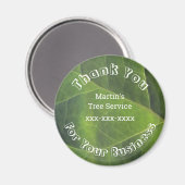 Aimant Appréciation des clients Promo d'affaires Feuille (Recto/Verso)