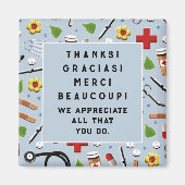 Aimant Appréciation des infirmières (Devant)