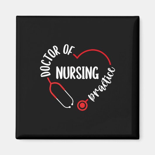 Aimant Appréciation Dnp Stethoscope Dnp Nurse Essenti (Devant)