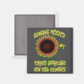 Aimant Appreciation New York Always Needed Volunteer Reco (Recto/Verso)