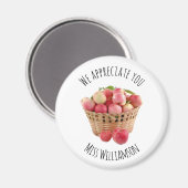 Aimant APPRECIATION PROFESSIONNELLE Pommes (Recto/Verso)