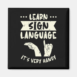 Aimant Apprendre la Langue des Signes C'est Très Utile Se