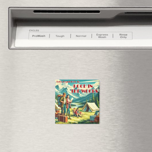 Aimant Apprenons à piquer dans le camping des bois (In Situ (Lave-vaisselle))