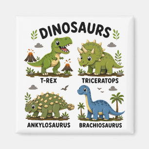 Aimant Apprentissage des espèces de dinosaures pour les e