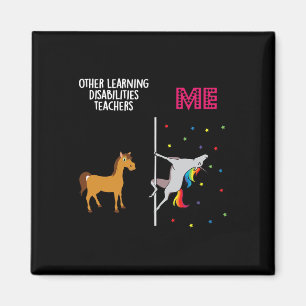 Aimant Apprentissage Handicap Enseignant Unicorn Autres V