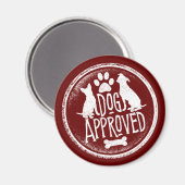 Aimant approuvé par le chien (Recto/Verso)