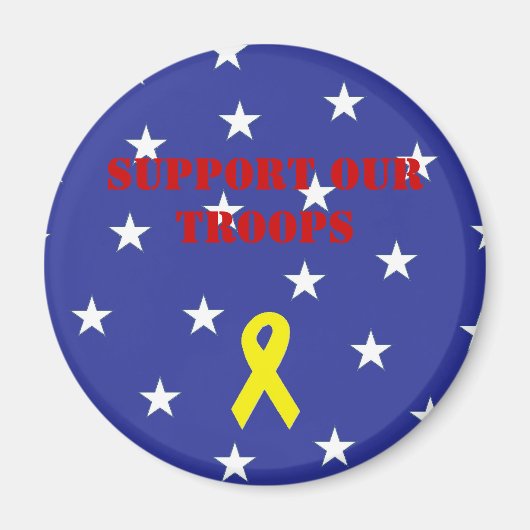 Aimant Appuyer nos troupes (Devant)