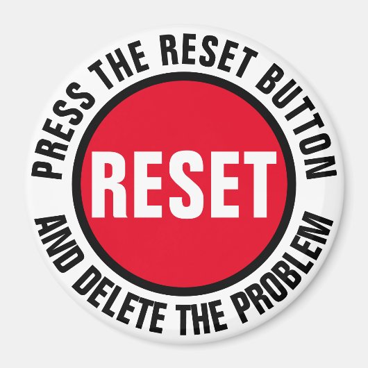Aimant Appuyez sur le bouton Réinitialiser (Devant)