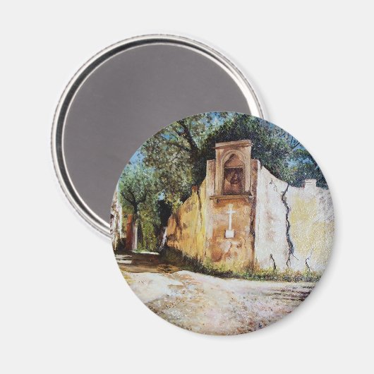 Aimant APRÈS-MIDI À RIMAGGIO / Vue Toscane (Recto/Verso)