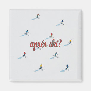 Aimant après-ski carré