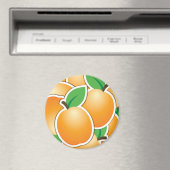 Aimant Apricot funky (In Situ (Lave-vaisselle))