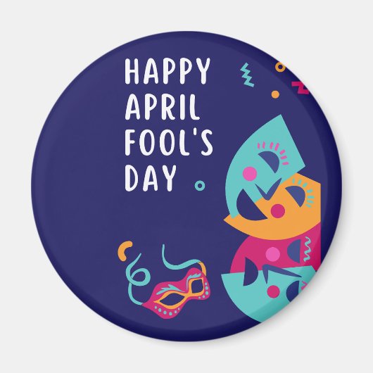 Aimant April Fool's day Paper Plate (Devant)