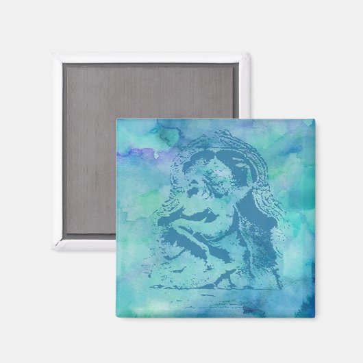 Aimant Apsara - Blue (Recto/Verso)