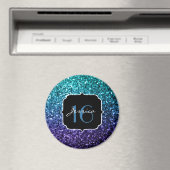 Aimant Aqua bleu Ombre parties scintillant scintille Swee (In Situ (Lave-vaisselle))