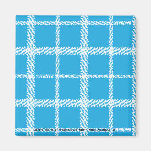 Aimant Aqua de plaid