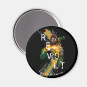 Aimant Aquaman | Aquaman "Revolt" - Graphique commenté (Recto/Verso)