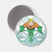Aimant Aquaman Déjeuner en avant (Recto/Verso)