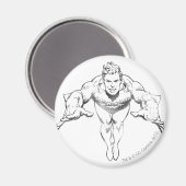 Aimant Aquaman Déjeuner vers l'avant (Recto/Verso)