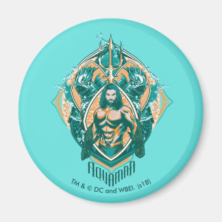 Aimant Aquaman | Graphique Aquaman & Trenchers