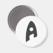 Aimant Aquaman Grunge 'A' (Recto/Verso)