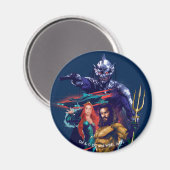 Aimant Aquaman | King Orm contre Mera et Aquaman (Recto/Verso)