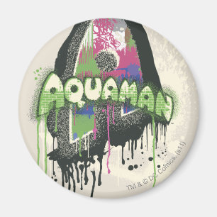 Aimant Aquaman - Lettre d'innocence tordue