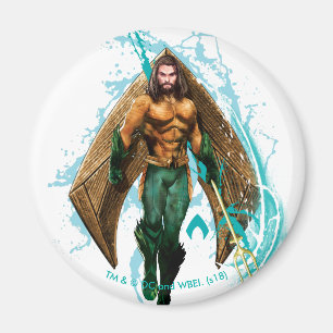 Aimant Aquaman   Prince Orin Avec Logo Aquaman