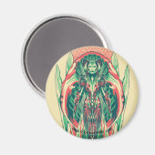 Aimant Aquaman | Queen Fisherman Art Nouveau Panel (Recto/Verso)