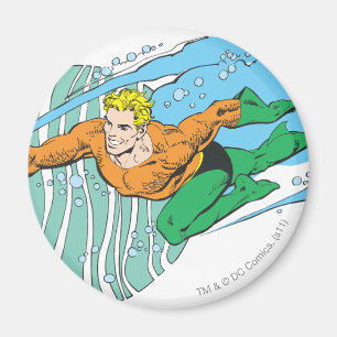 Aimant Aquaman saute à gauche