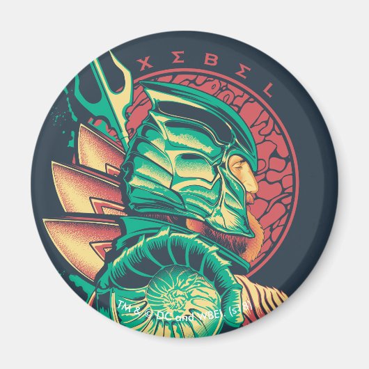 Aimant Aquaman | Xebel King Nereus Graphic (Devant)